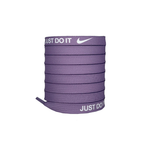 紫色勾子扁平扎染彩色字母鞋带适配 Dunk 空军一号AF1板鞋DIY配饰