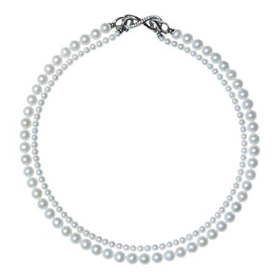 BEAUFINA双层淡水珍珠项链