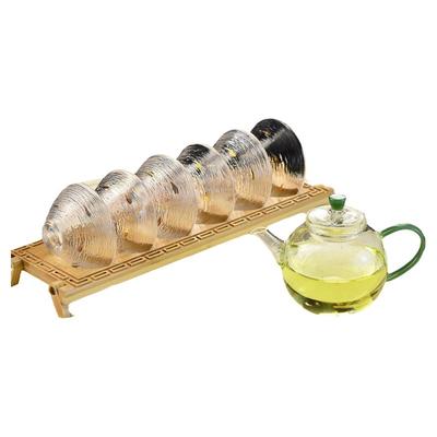一人喝功夫小茶壶迷你斗笠杯玻璃