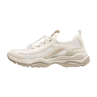 骆驼网面女鞋2025新款夏季透气休闲鞋男轻便运动鞋子女士户外清仓