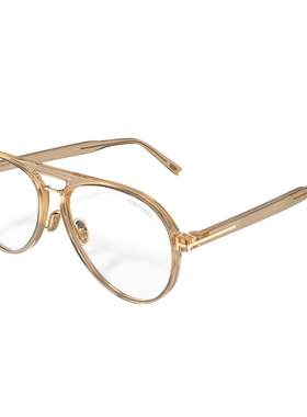 TOM FORD汤姆福特眼镜架 飞行员大框男士双粱近视眼镜框 FT5981-B