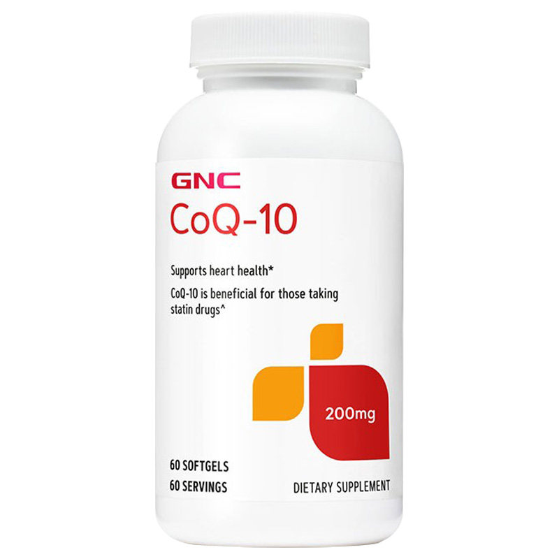 GNC健安喜进口心肌辅酶ql0素氧化型性美国还原型心脏软胶囊200mg