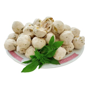 自家档口潮汕薄壳米丸海瓜子猪肉丸冷链火锅丸子烧烤500g/包