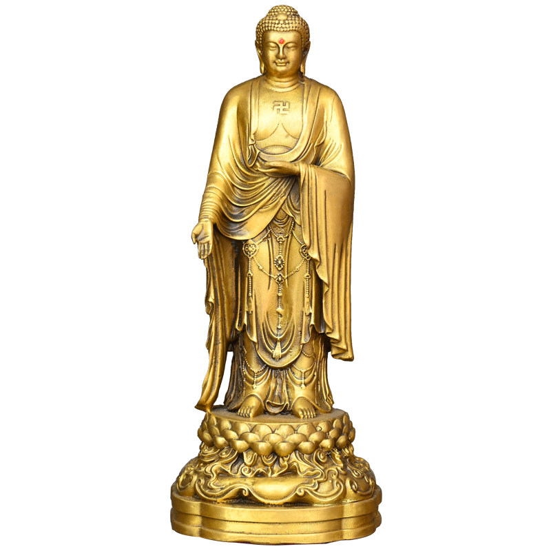 西方三圣佛像摆件家用