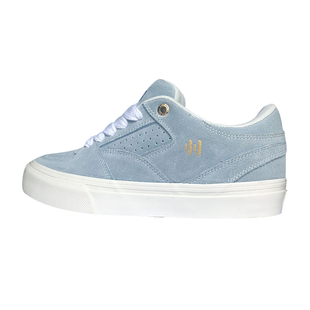 顽刻ollieskate Bright面包鞋冰蓝色翻毛皮秋冬男女运动滑板鞋