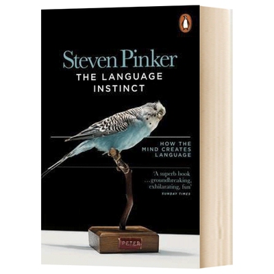 英文原版 The Language Instinct: How the Mind Creates Language 语言本能  比尔盖茨书单 英文版