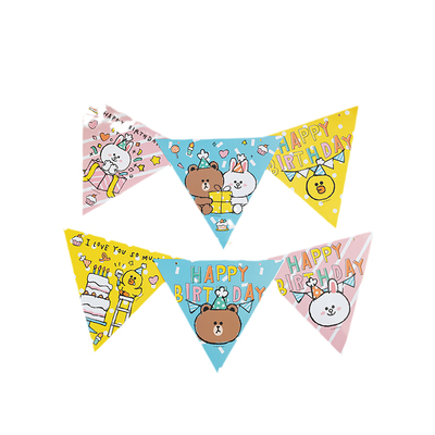 LINEFRIENDSBROWNDAY生日装饰