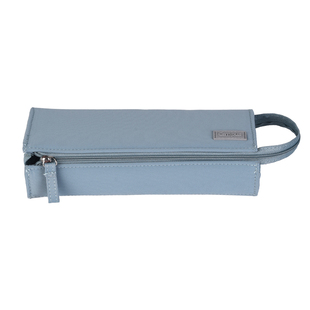 日本kokuyo国誉Campus横开大容量笔袋简约日系学生文具盒考试笔盒对开式180度平摊收纳包防水耐脏自带提手