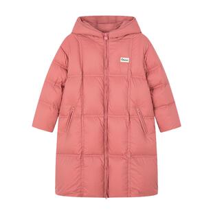 笛莎官方童装女童羽绒服冬季新款大童女孩儿童长款加厚羽绒外套