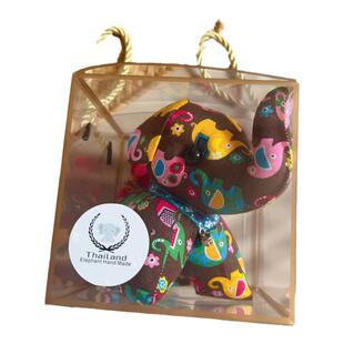 泰国本地goodgoods同款纯手工缝制布艺大象花摆件布偶娃送礼旅游