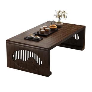 折叠榻榻米茶桌古风飘窗小桌子卧室坐地炕桌中式创意阳台禅意矮桌