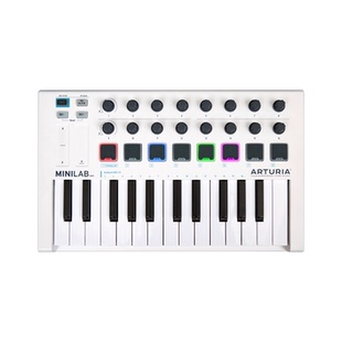 Arturia MiniLab MK3 25键 便携式编曲MIDI键盘DJ打击垫控制器
