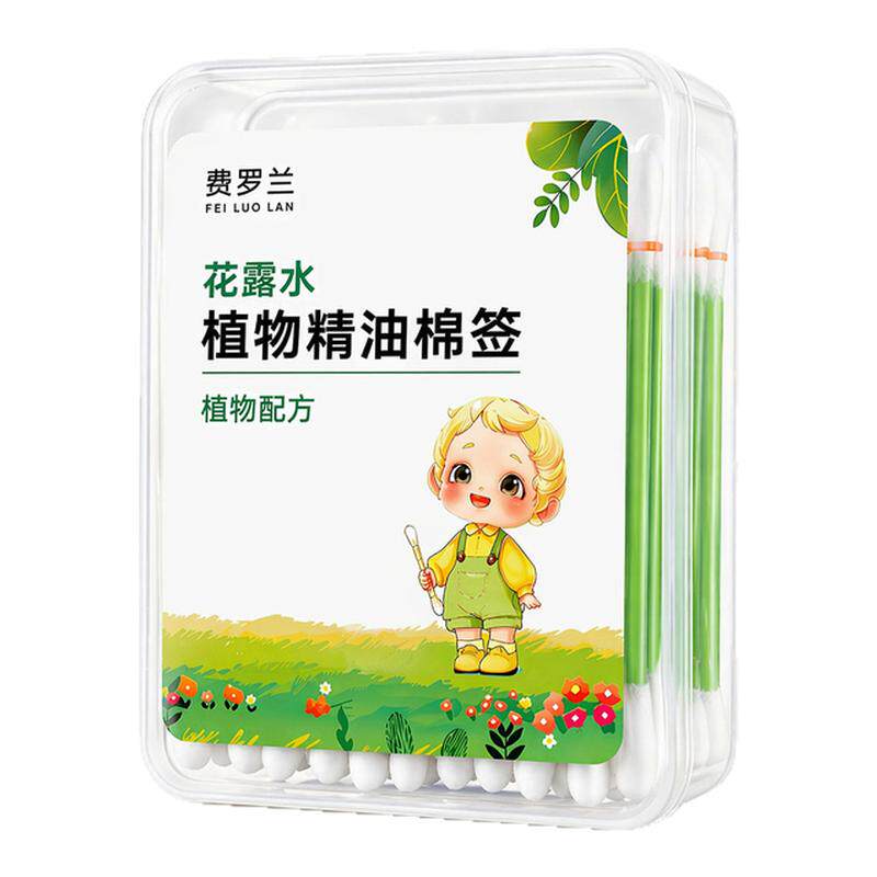 一次性花露水棉签精油棉棒套装改
