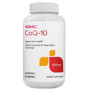 美国gnc健安喜进口辅酶ql0素辅酶q10软胶囊coq10心脏保健品200mg