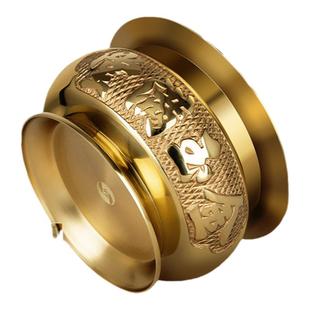 铜香炉 家用供奉供佛 室内黄铜财神爷专用佛台上香纯铜烧香的香炉