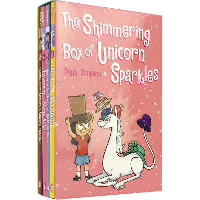 The Shimmering Box of Unicorn Sparkles 菲比和她的独角兽系列5-8 全彩连环漫画 8-12岁英语冒险故事 友谊主题 英文原版进口图书