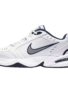 【荐】Nike Air Monarch4银白复古老爹鞋运动鞋跑步鞋 415445-102