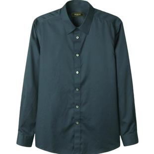 【含40%羊毛可机洗】雅戈尔秋冬新品高端商务休闲保暖长袖衬衫男