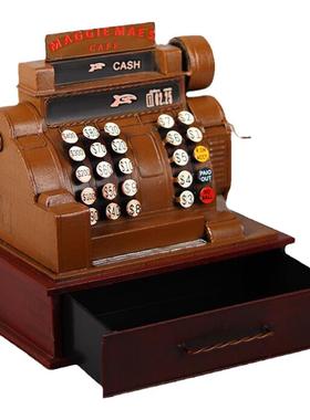 美式复古酒吧餐厅饭店吧台收银机
