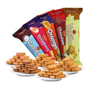 熊古屋夹心饼干草莓椰子巧克力味孟加拉进口糕点零食90g/包正品