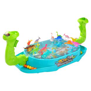 儿童双人对战弹射玩具恐龙亲子互动男孩女孩打弹珠游戏机桌游益智