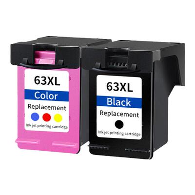 适用惠普63墨盒3633 3634 3636 3637黑彩打印机HP3830 3831 3832 3833 3834 4650 4652 4654 4655 5255墨水盒