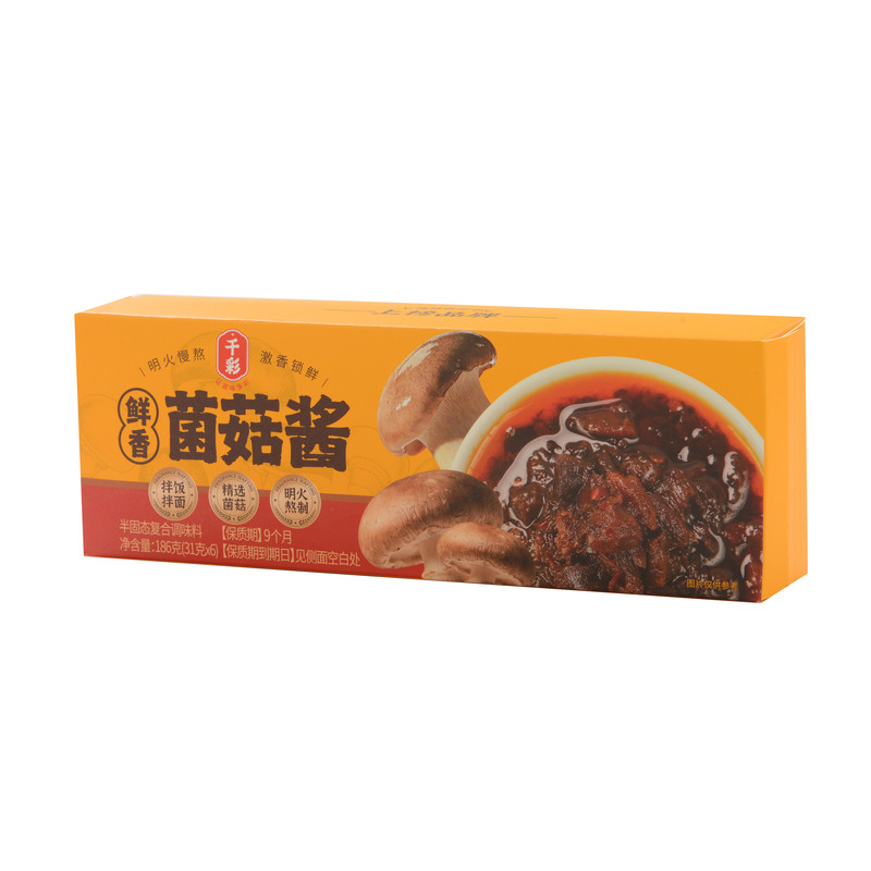千彩菌菇酱拌面酱不辣酱