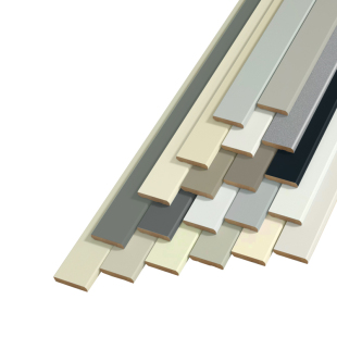 纯实木踢脚线番龙眼烤漆法式杏子灰可可蛋奶菱花白珍珠白色子午灰