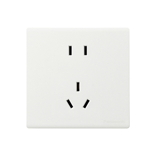 松下官方旗舰店开关插座空调16A五孔暗装家用哑光磨砂面板灵趣白