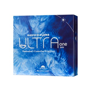 海外版Ultra隐形眼镜日抛高透氧硅水凝胶日抛白片90片