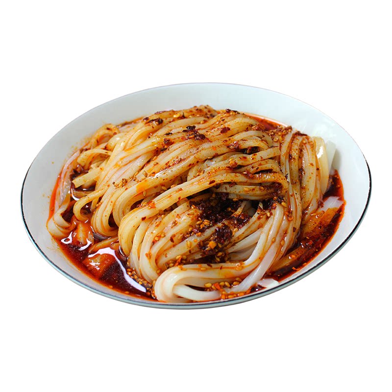 正宗汉中米皮即食陕西大面皮凉皮