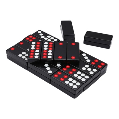 黑色高档牌九骨实心加厚高档