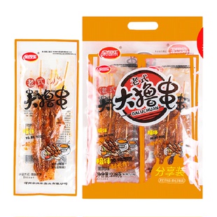 余同乐老式大撸串内含大辣串辣条黑鸭味甜辣豆制品素食90怀旧