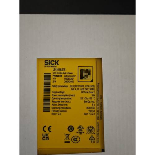 可维修议价  SICK西克安全控制器UE410MU3T5订货号6026136全新原