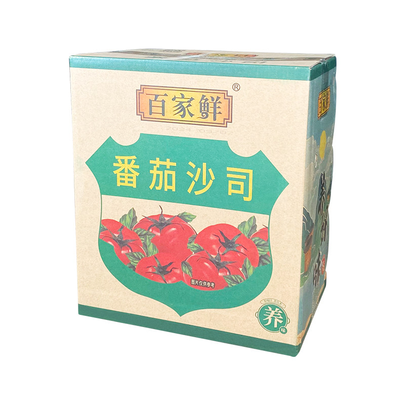 百家鲜番茄沙司1.3kg挤压瓶装