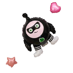 蛋仔派对主题气球拉旗 咸鱼棒子儿童幼儿园生日场景氛围布置装饰