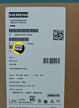 【询价】6SE6430-2AD31-8DA0MM430变频适用
