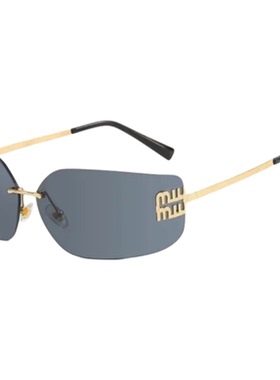 曲面形茶色墨镜女款防紫外线欧美