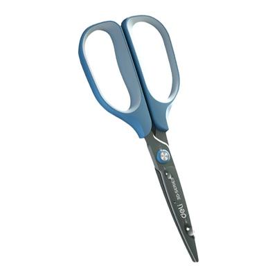 得力特氟龙黑刃3D剪刀办公剪刀