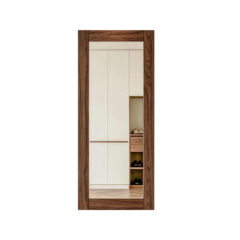 实木中古风落地全身试衣镜