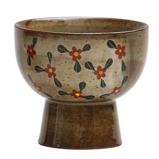 彩绘小碎花茶杯高足主人杯画春天陶瓷功夫茶具清心杯子品茗杯单杯