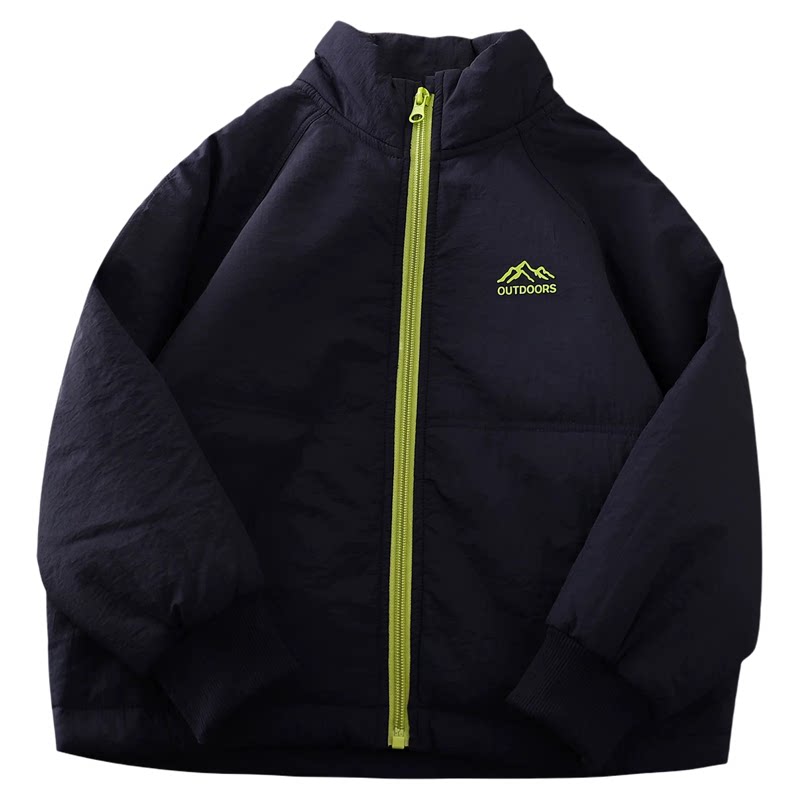 男童夹棉外套秋冬儿童轻薄棉服