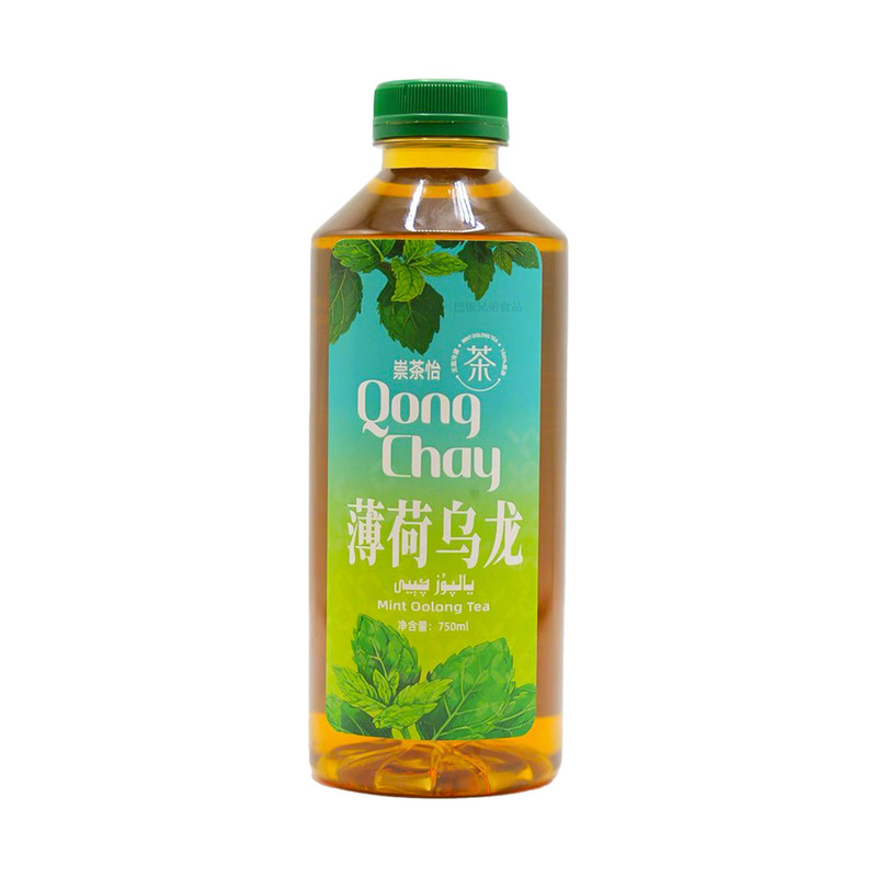 【崇茶怡】QongChay薄荷乌龙茉莉花茶饮料750ml低卡0蔗糖花茶包邮