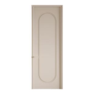 TATA木门室内门卧室门房门折叠门法式奶油家用房间门套装门AC103