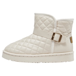 回力官方旗舰店雪地靴女款2025新款冬季加绒加厚女鞋防水鞋子棉鞋