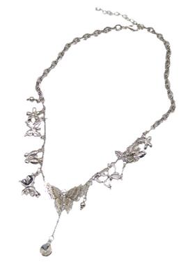 金属流苏蝴蝶女甜酷超仙项链