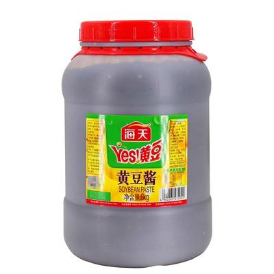 海天yes黄豆酱6kg餐饮商用大桶装