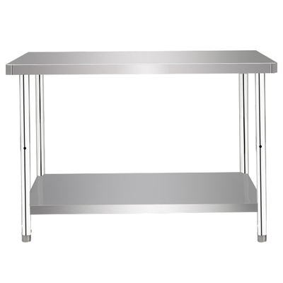 圆角不锈钢工作台操作台置物架