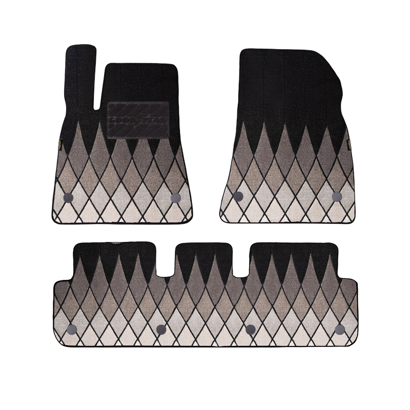 固特异TPE脚垫专属毯面360软包毯面适用于腾势理想问界原厂地垫