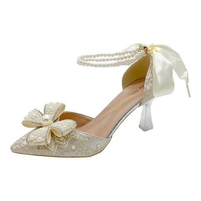 法式仙女风婚鞋2025新款